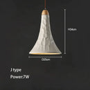 GobekUsa Concrete Ceiling Hanging Pendant Chandelier for Bedroom, Restaurant, and Bar