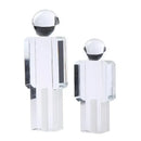 GobekUsa Crystal Man Statue Glass Figure Sculpture Home Decor Ornaments
