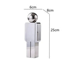 GobekUsa Crystal Man Statue Glass Figure Sculpture Home Decor Ornaments