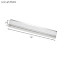 GobekUsa Minimalist LED Vanity Wall Light with Ultra-Thin Acrylic Design - 9"/16.5" - Warm/White - Chrome Finish for Bathroom