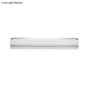 GobekUsa Minimalist LED Vanity Wall Light with Ultra-Thin Acrylic Design - 9"/16.5" - Warm/White - Chrome Finish for Bathroom