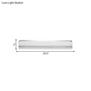 GobekUsa Minimalist LED Vanity Wall Light with Ultra-Thin Acrylic Design - 9"/16.5" - Warm/White - Chrome Finish for Bathroom