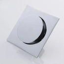 Minimalist chrome square brass anti odor floor drain bathroom trap by Decorbites