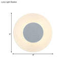 GobekUsa Ultra Thin Acrylic LED Wall Sconce in Warm/White/Natural Light - Minimalist Design