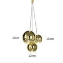 GobekUsa Glass Bubble LED Pendant Lamp for Restaurant, Bar, and Display Window