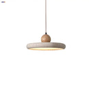 GobekUsa LED Wood Pendant Lamp Dining Living Room Adjustable Light Fixture