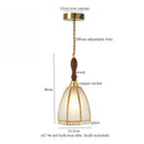 GobekUsa Glass LED Hanging Lamp | Minimalist Copper Pendant Light