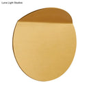 GobekUsa Modern Round Metal Wall Sconce Light - Black/Grey/White LED - Corridor Wall Mount