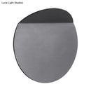GobekUsa Modern Round Metal Wall Sconce Light - Black/Grey/White LED - Corridor Wall Mount