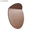 GobekUsa Modern Round Metal Wall Sconce Light - Black/Grey/White LED - Corridor Wall Mount