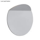 GobekUsa Modern Round Metal Wall Sconce Light - Black/Grey/White LED - Corridor Wall Mount