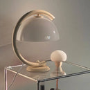 GobekUsa Bauhous Mushroom Table Lamp for Living Room Bedroom, E27 Glass Light Retro