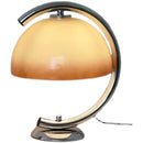 GobekUsa Bauhous Mushroom Table Lamp for Living Room Bedroom, E27 Glass Light Retro