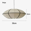 GobekUsa Danish Pendant Light Minimalist Lantern Ufo Lampshade Rustic Fabric Lamp