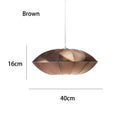 GobekUsa Danish Pendant Light Minimalist Lantern Ufo Lampshade Rustic Fabric Lamp