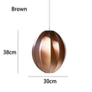 GobekUsa Danish Pendant Light Minimalist Lantern Ufo Lampshade Rustic Fabric Lamp