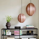 GobekUsa Danish Pendant Light Minimalist Lantern Ufo Lampshade Rustic Fabric Lamp