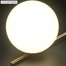 GobekUsa Minimalist Cream Glass Globe Island Pendant Light for Dining Room