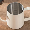 Minimalist cream stainless steel glass coffee maker kitchen kettle by Decorbites