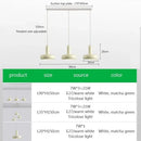 GobekUsa Disc Shaped LED Pendant Light in Cream White Green for Bedroom Living Rooms