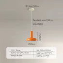 GobekUsa Disc Shaped LED Pendant Light in Cream White Green for Bedroom Living Rooms