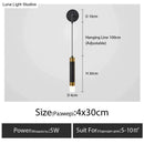 GobekUsa Minimalist Creative Luxury  Bedroom bedside wall lamp with spotlight