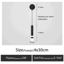 GobekUsa Minimalist Creative Luxury  Bedroom bedside wall lamp with spotlight