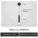 GobekUsa Minimalist Creative Luxury  Bedroom bedside wall lamp with spotlight