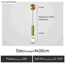 GobekUsa Minimalist Creative Luxury  Bedroom bedside wall lamp with spotlight