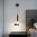 GobekUsa Minimalist Creative Luxury  Bedroom bedside wall lamp with spotlight