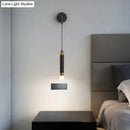 GobekUsa Minimalist Creative Luxury  Bedroom bedside wall lamp with spotlight