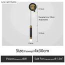 GobekUsa Minimalist Creative Luxury  Bedroom bedside wall lamp with spotlight