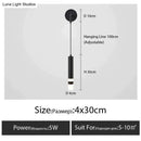 GobekUsa Minimalist Creative Luxury  Bedroom bedside wall lamp with spotlight