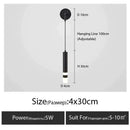 GobekUsa Minimalist Creative Luxury  Bedroom bedside wall lamp with spotlight