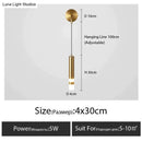 GobekUsa Minimalist Creative Luxury  Bedroom bedside wall lamp with spotlight