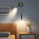 GobekUsa Minimalist Creative Luxury  Bedroom bedside wall lamp with spotlight
