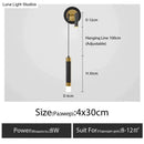GobekUsa Minimalist Creative Luxury  Bedroom bedside wall lamp with spotlight