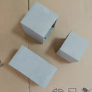 GobekUsa Grey Flush Mount Wall Light Nordic 1 Head - Cube/Cuboid Cement - Up & Down Sconce Light for Stairs - 4"/5"/7" Wide