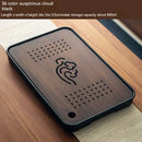 GobekUsa Bamboo Tea Tray: Simple Kung Fu Tea Set, Dual Wet/Dry Use, Efficient Storage