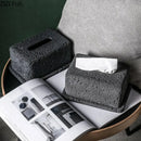 GobekUsa Cement Tissue Box Rack | Modern Kitchen & Restaurant Decor