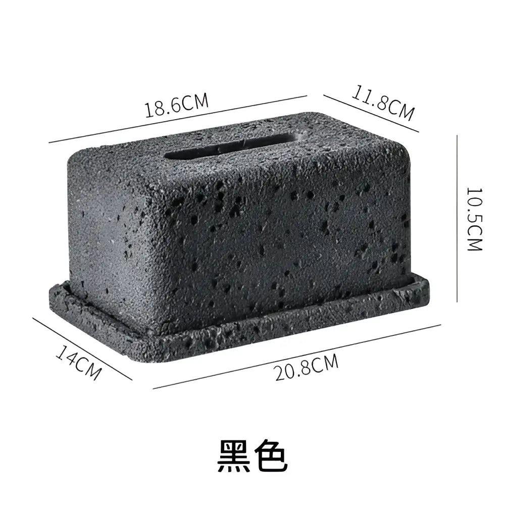 GobekUsa Cement Tissue Box Rack | Modern Kitchen & Restaurant Decor, photo 8 of 8