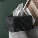 GobekUsa Cement Tissue Box Rack | Modern Kitchen & Restaurant Decor