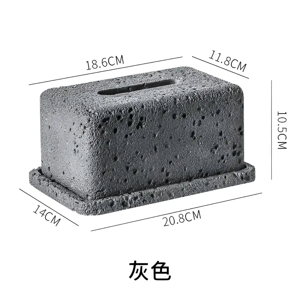 GobekUsa Cement Tissue Box Rack | Modern Kitchen & Restaurant Decor, photo 7 of 8
