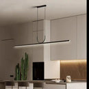 GobekUsa Black Art LED Ceiling Chandelier for Kitchen Island and Dining Room