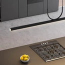 GobekUsa Black Art LED Ceiling Chandelier for Kitchen Island and Dining Room