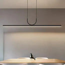 GobekUsa Black Art LED Ceiling Chandelier for Kitchen Island and Dining Room
