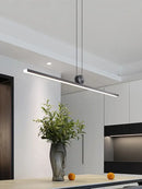 GobekUsa Black Chandelier: Modern Nordic Design for Dining Room, Bar, and Kitchen Island
