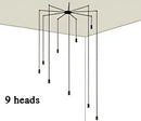 GobekUsa Industrial Retro Wall Lamp Black LED Hanging Light