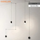 GobekUsa Industrial Retro Wall Lamp Black LED Hanging Light
