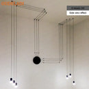 GobekUsa Industrial Retro Wall Lamp Black LED Hanging Light